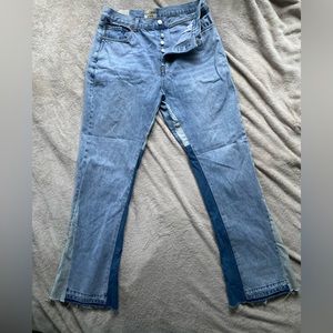 Gallery Dept. Vintage Stitched Flare & Fitted Denim Jeans size 34